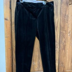Claiborne Black Velvet Trousers